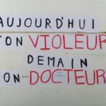 Collage du collectif Actions Féministes 37
